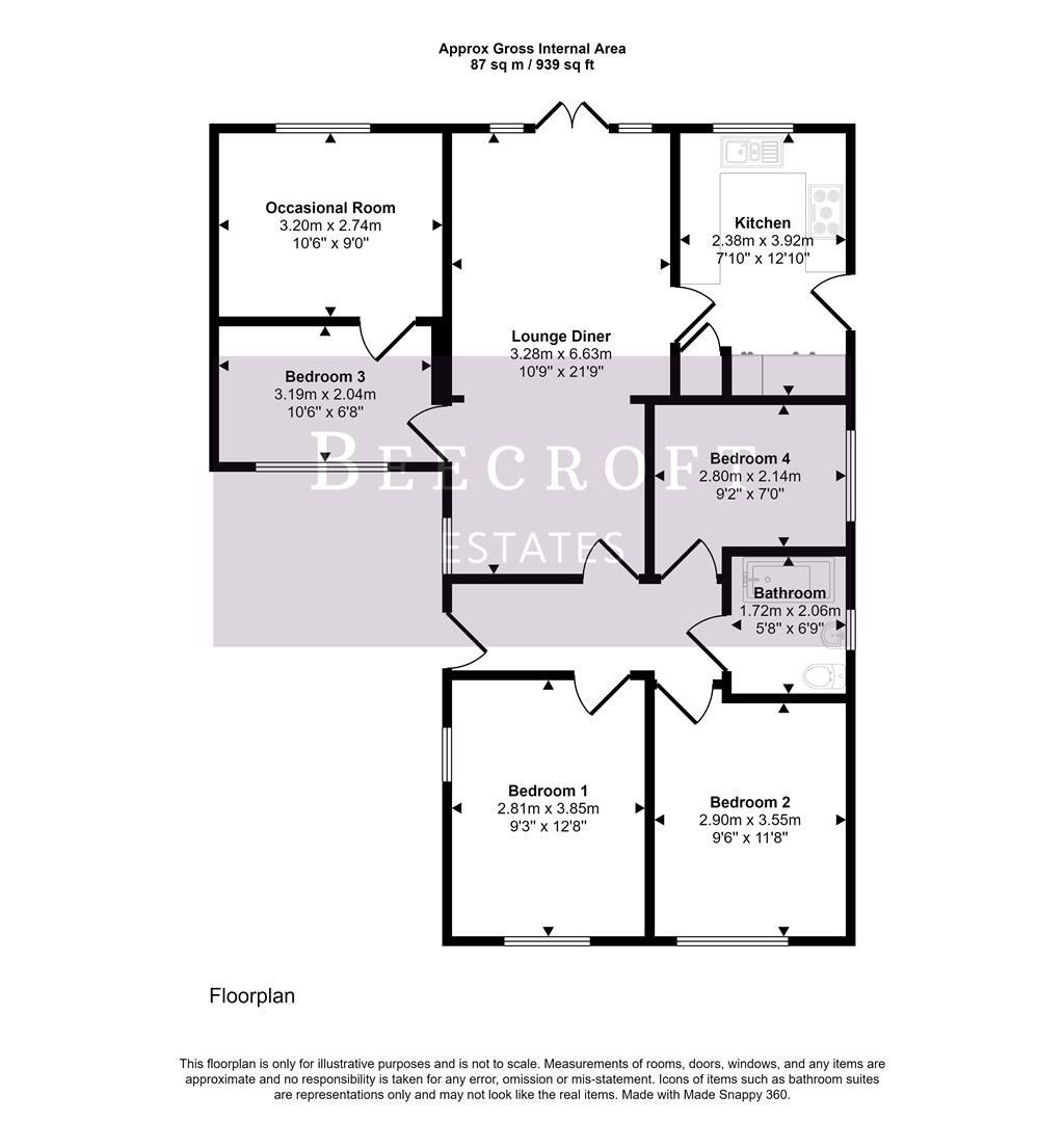 Floorplans For Queens Road Cudworth, Barnsley, S72 8AS