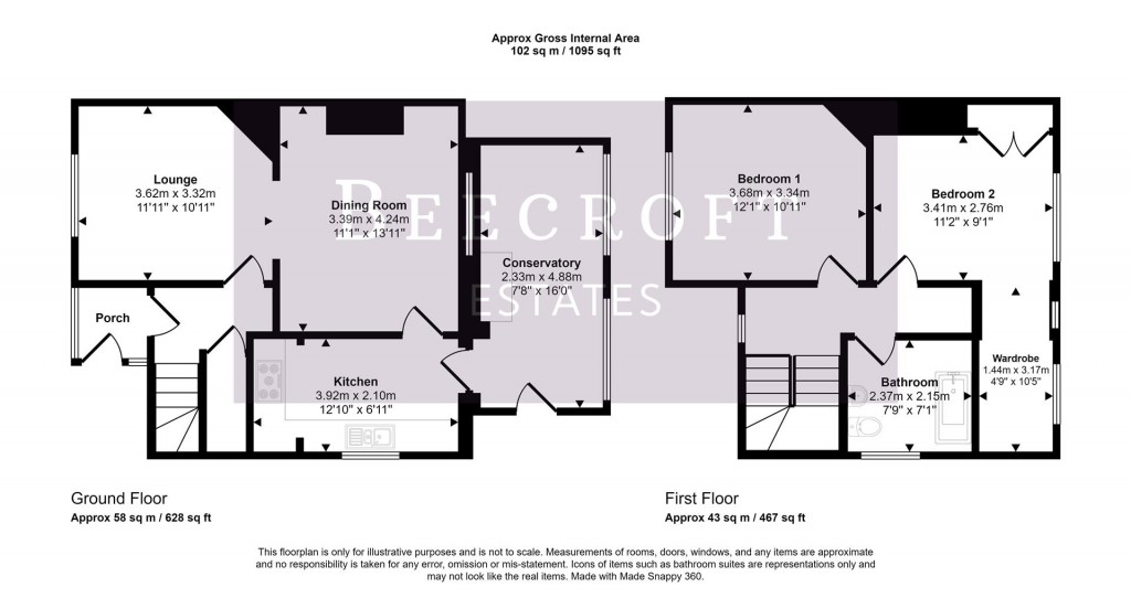 Floorplans For Brampton Road, Wath-Upon-Dearne, Rotherham