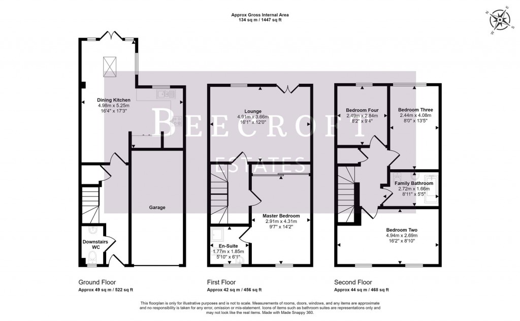 Floorplans For Bellscroft, Wombwell, Barnsley