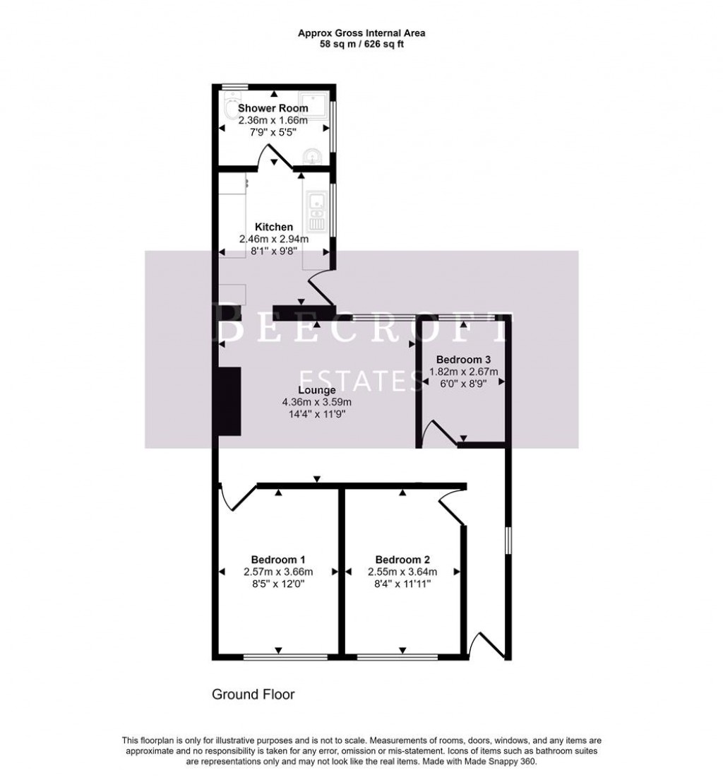Floorplans For Michaels Estate, Grimethorpe, Barnsley