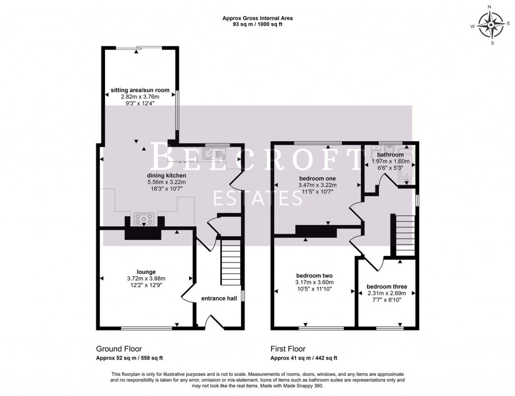 Floorplans For Rose Grove, Wombwell, Barnsley