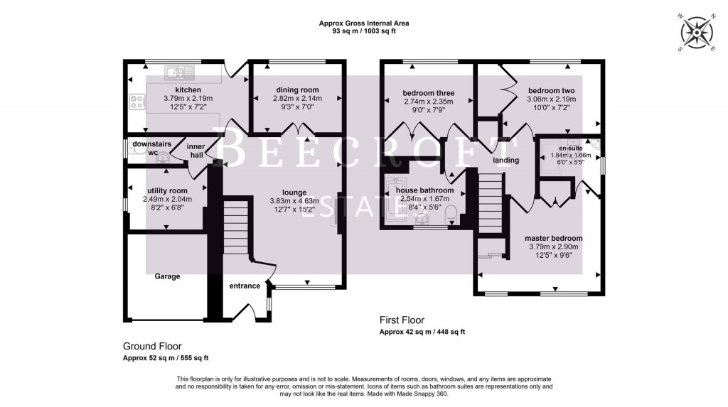 Floorplans For Old House Close, Hemingfield, Barnsley