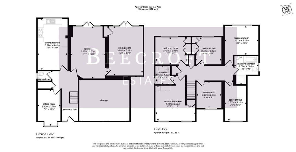 Floorplans For Poplar Road, Wombwell, BARNSLEY