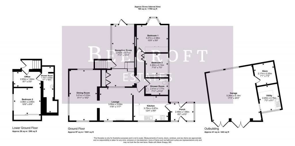 Floorplans For Vicar Road, Darfield, Barnsley