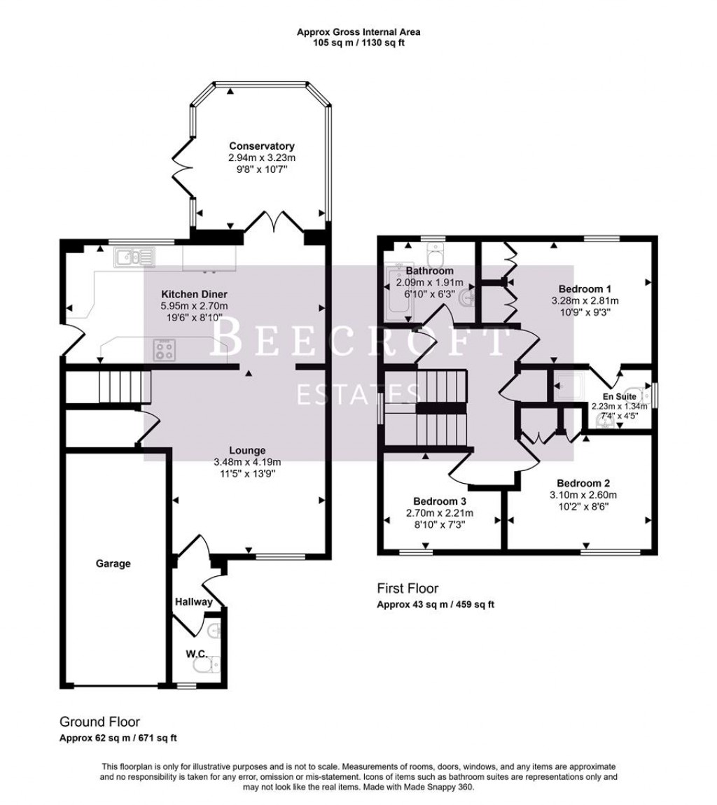 Floorplans For Mellor Lea Farm Garth, Ecclesfield, Sheffield