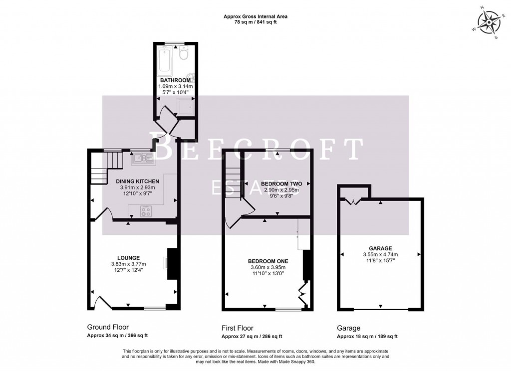 Floorplans For Pit Row, Hemingfield, Barnsley