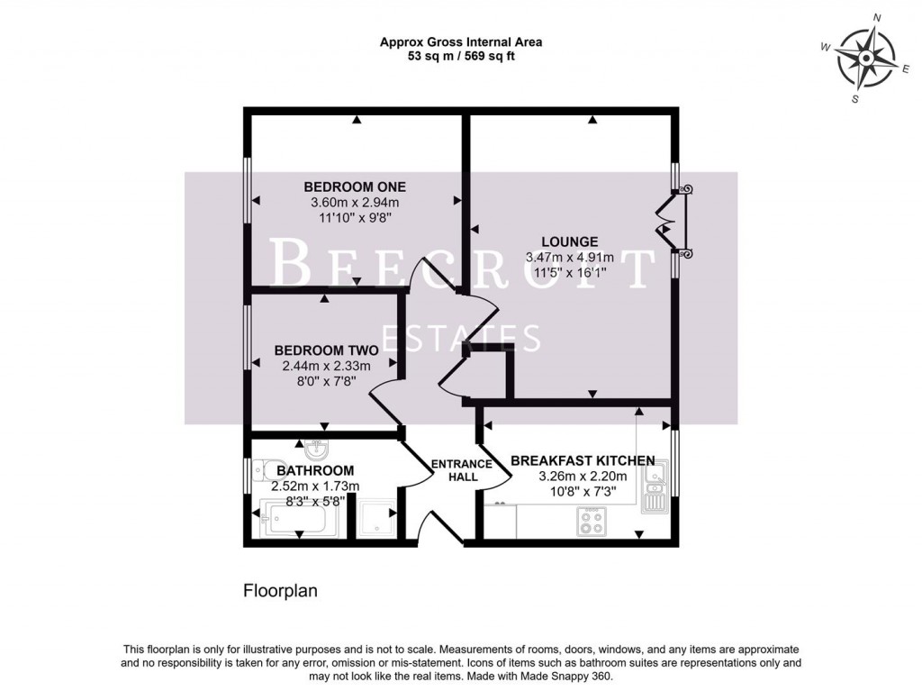 Floorplans For Dovecliffe View, Worsbrough, Barnsley