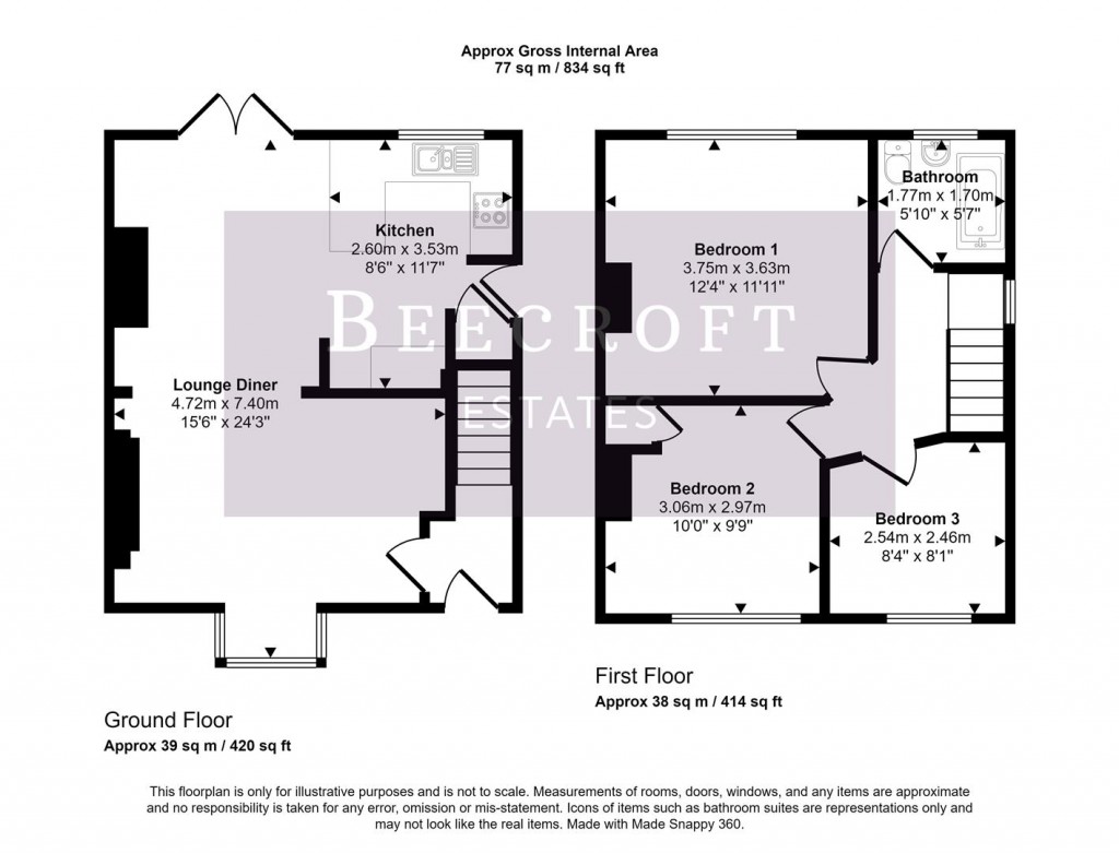 Floorplans For Royston Hill, Hoyland, Barnsley