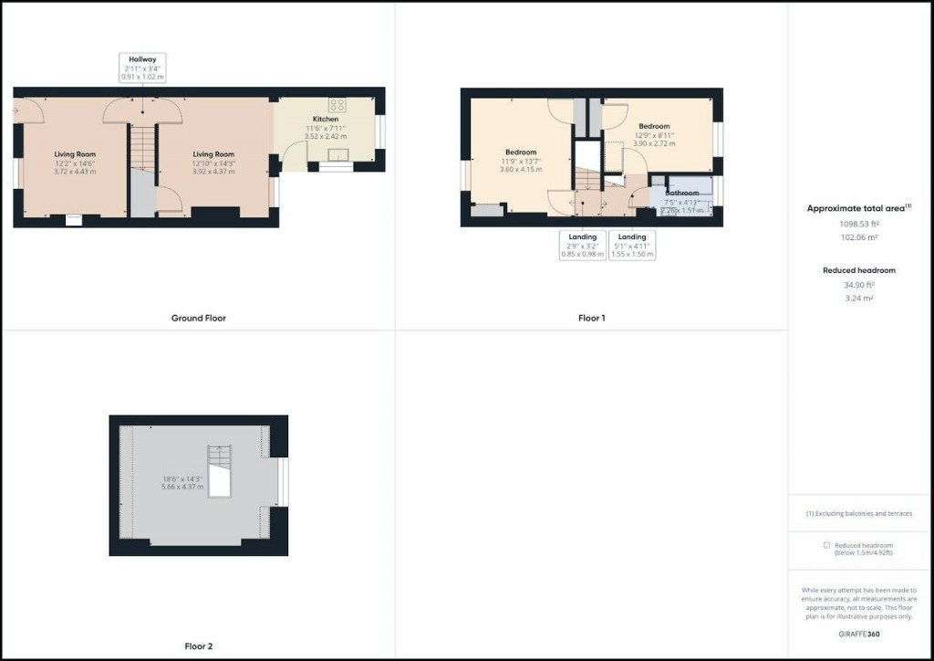 Floorplans For Gardens Lane, Conisbrough, Doncaster