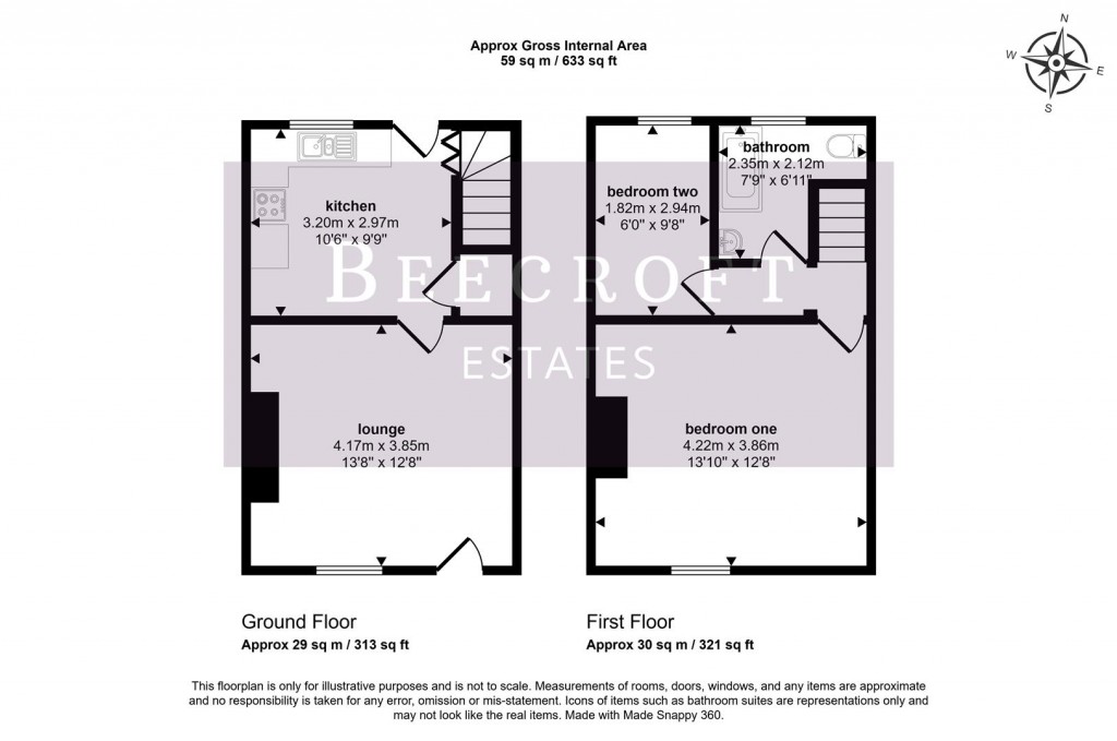 Floorplans For Hough Lane, Wombwell, Barnsley