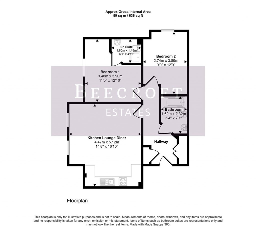 Floorplans For Grange Court, Wombwell, Barnsley