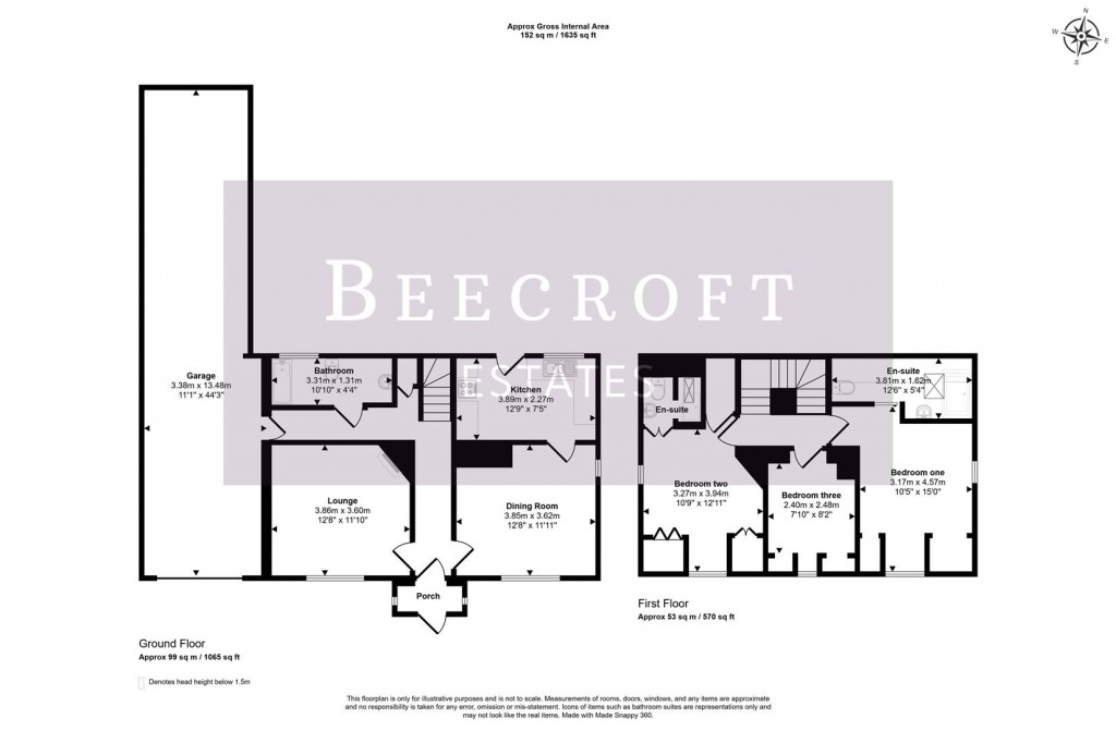 Floorplans For Edderthorpe Lane, Darfield, Barnsley