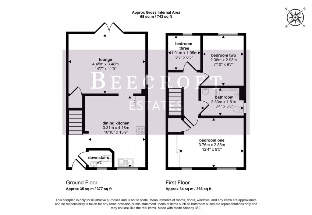 Floorplans For Kirkstall Road, Barnsley