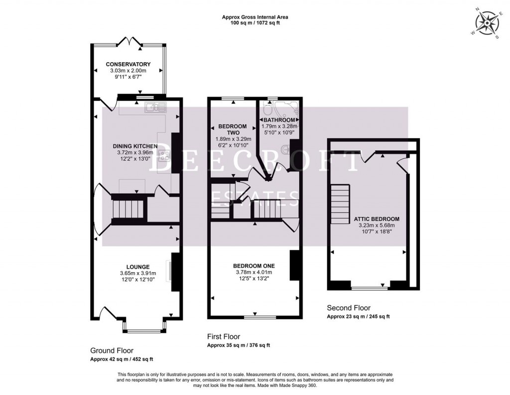 Floorplans For Brierley Road, Shafton, Barnsley