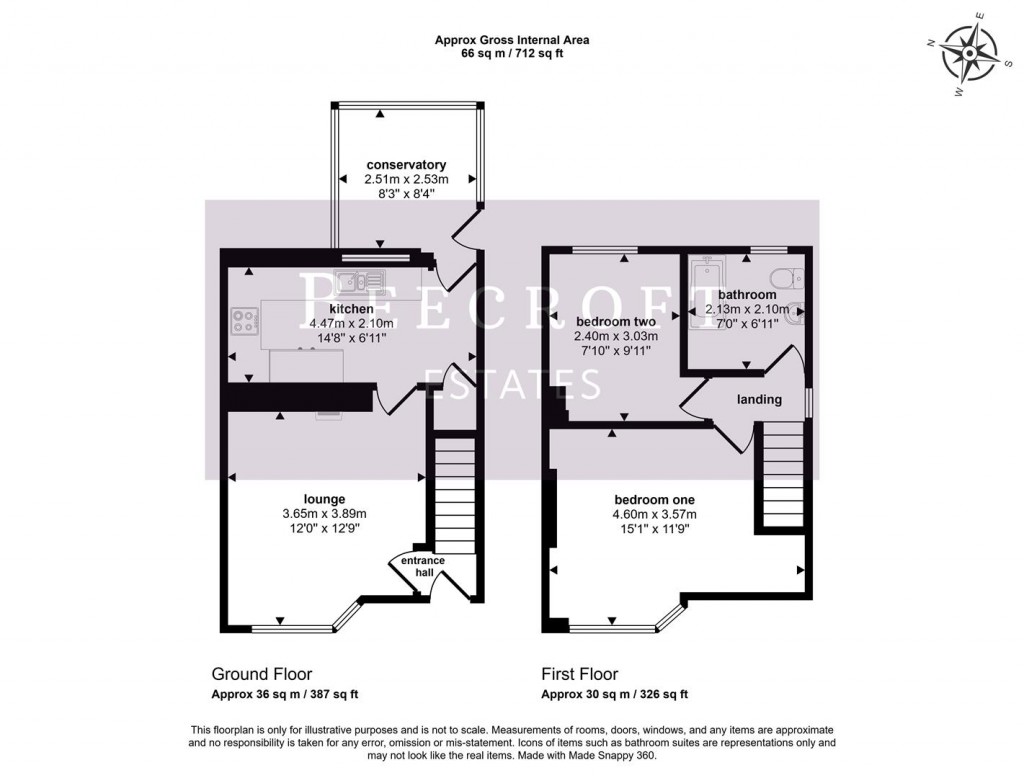 Floorplans For Kingsway, Wombwell, Barnsley
