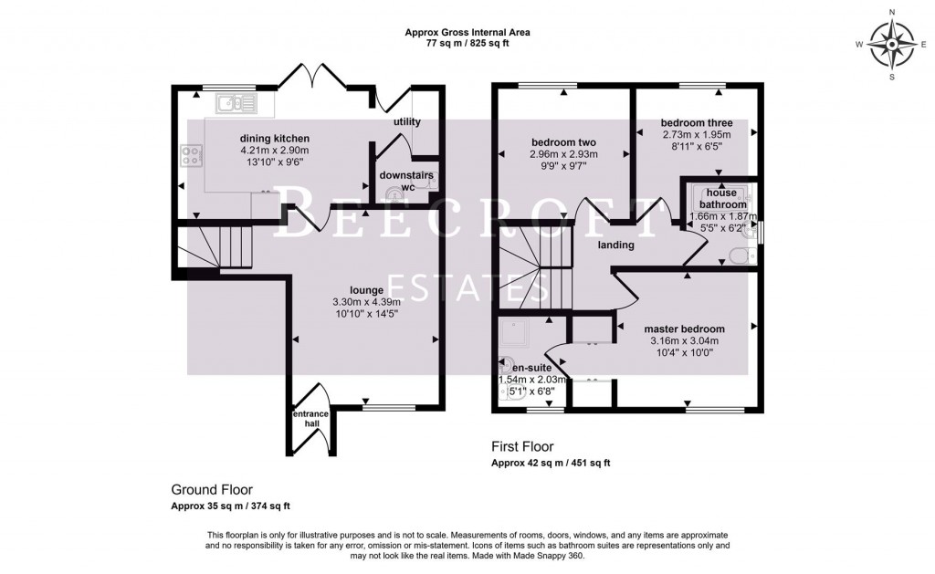 Floorplans For Moorland Court, Barnsley