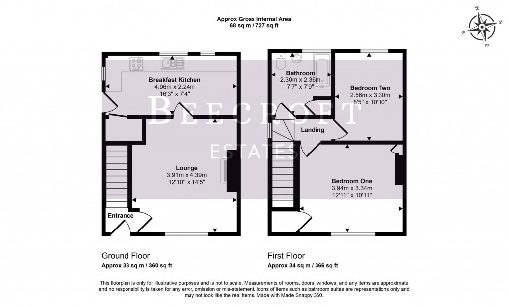 Floorplans For Arnold Crescent, Mexborough
