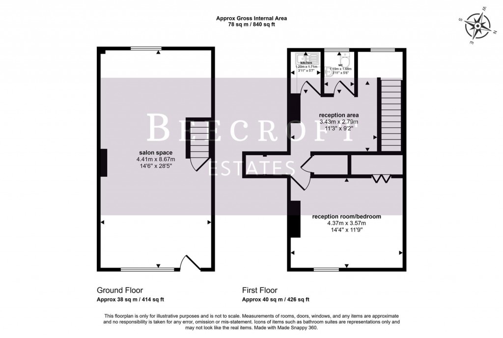 Floorplans For Doncaster Road, Barnsley