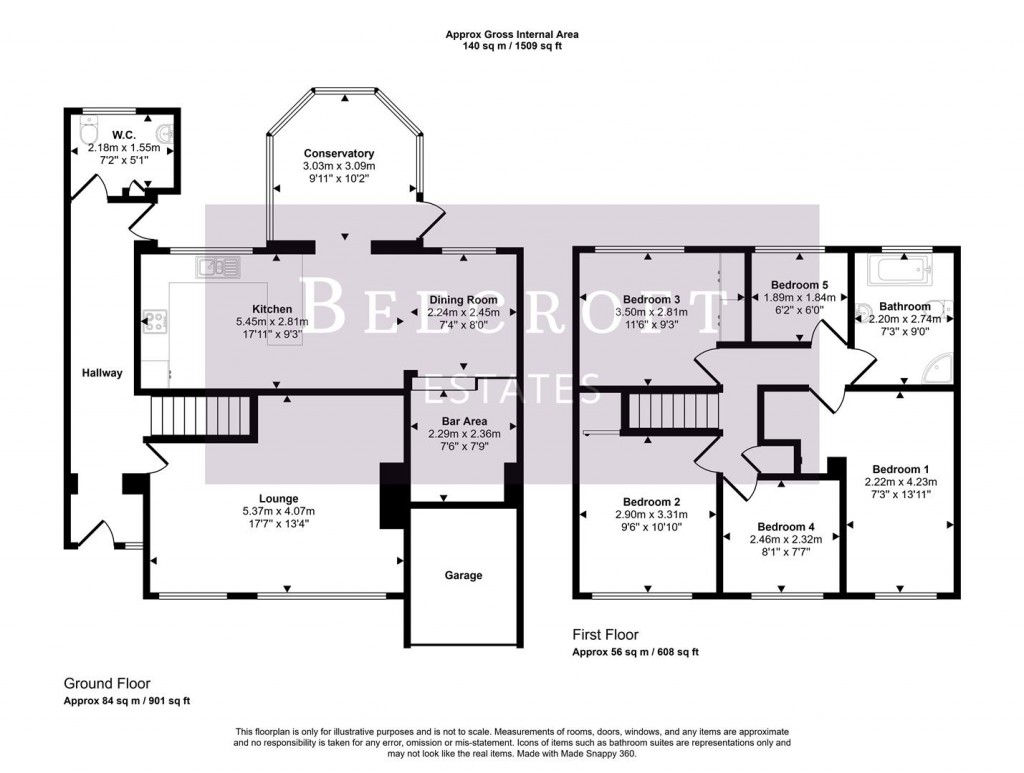 Floorplans For Roman Road, Darton, Barnsley