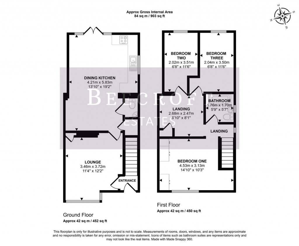 Floorplans For Kingsway, Wombwell, Barnsley