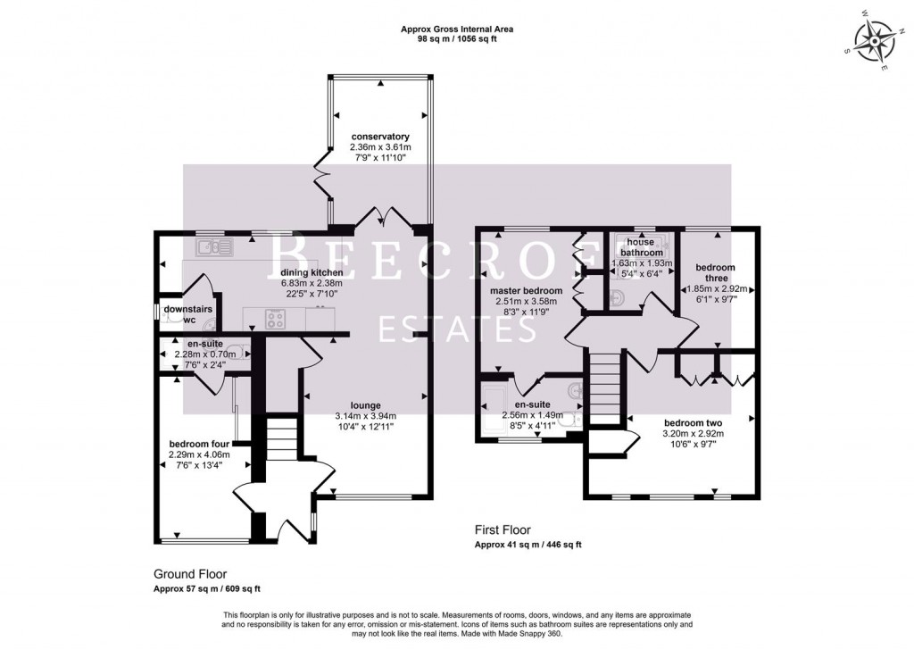 Floorplans For Leyfield Place, Wombwell, Barnsley