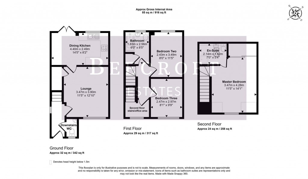 Floorplans For Redshank Place, Wombwell, Barnsley