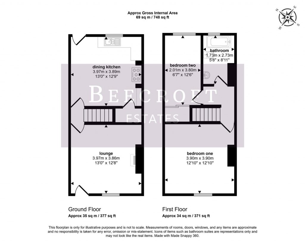 Floorplans For Carnley Street, Wath-Upon-Dearne, Rotherham