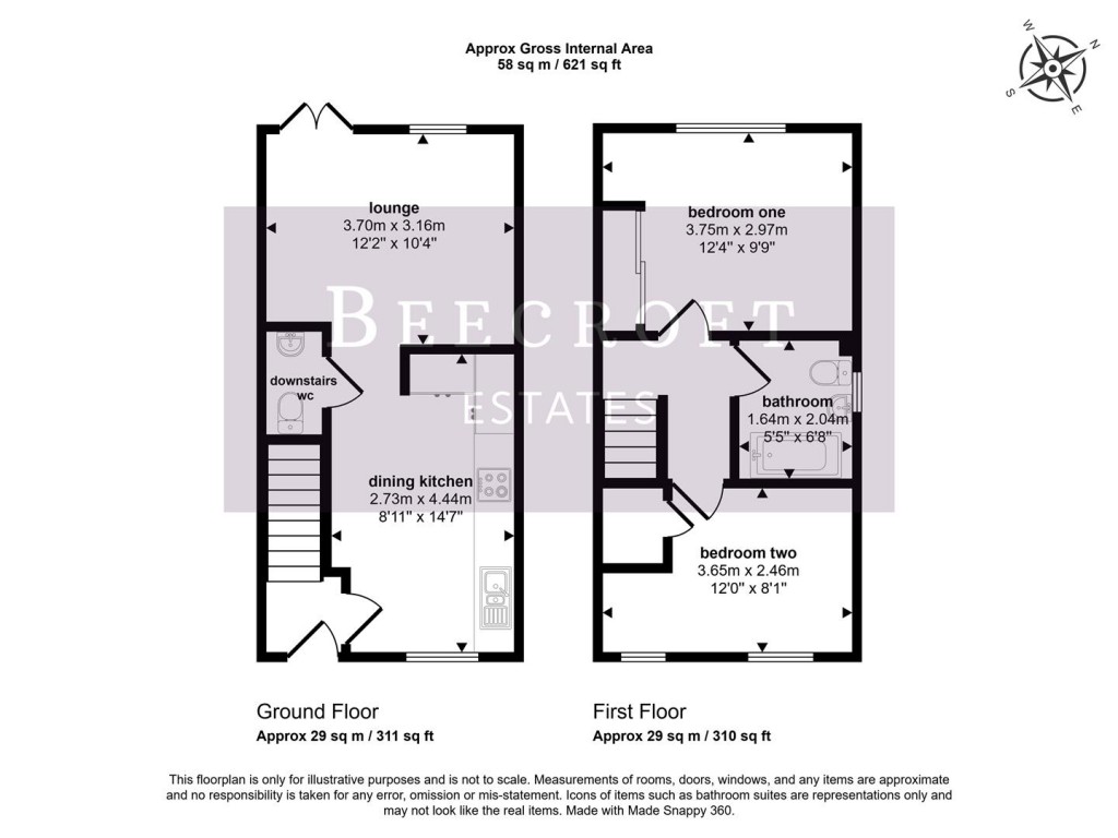Floorplans For Bellscroft, Wombwell, BARNSLEY