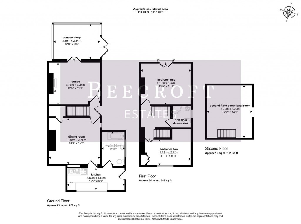 Floorplans For Shortwood Villas, Hoyland, Barnsley