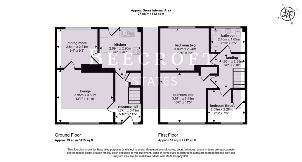 Floorplans For Barnsley Road, Hoyland, Barnsley