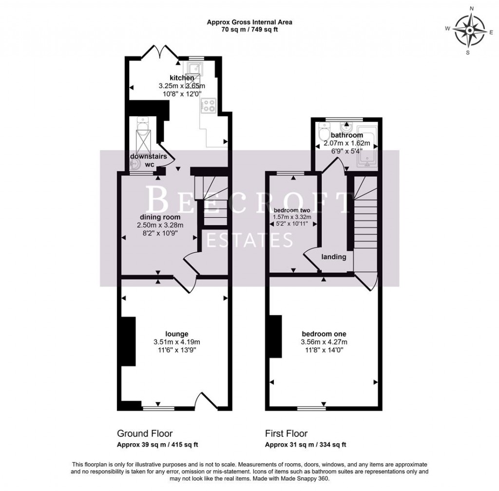 Floorplans For Wath Road, Wombwell, Barnsley
