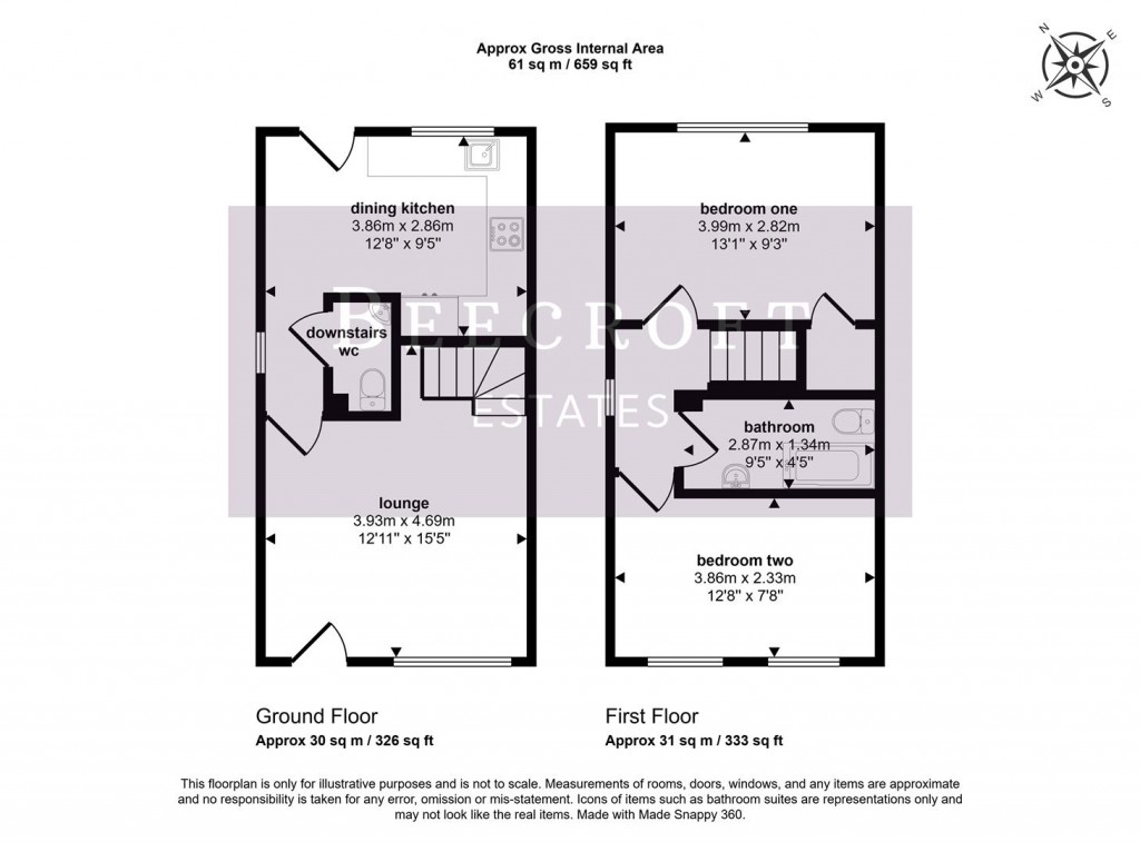 Floorplans For Squires Gardens, Barnsley