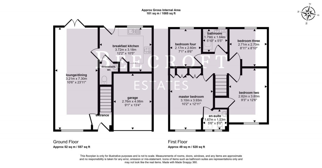 Floorplans For Low Croft, Wombwell, Barnsley