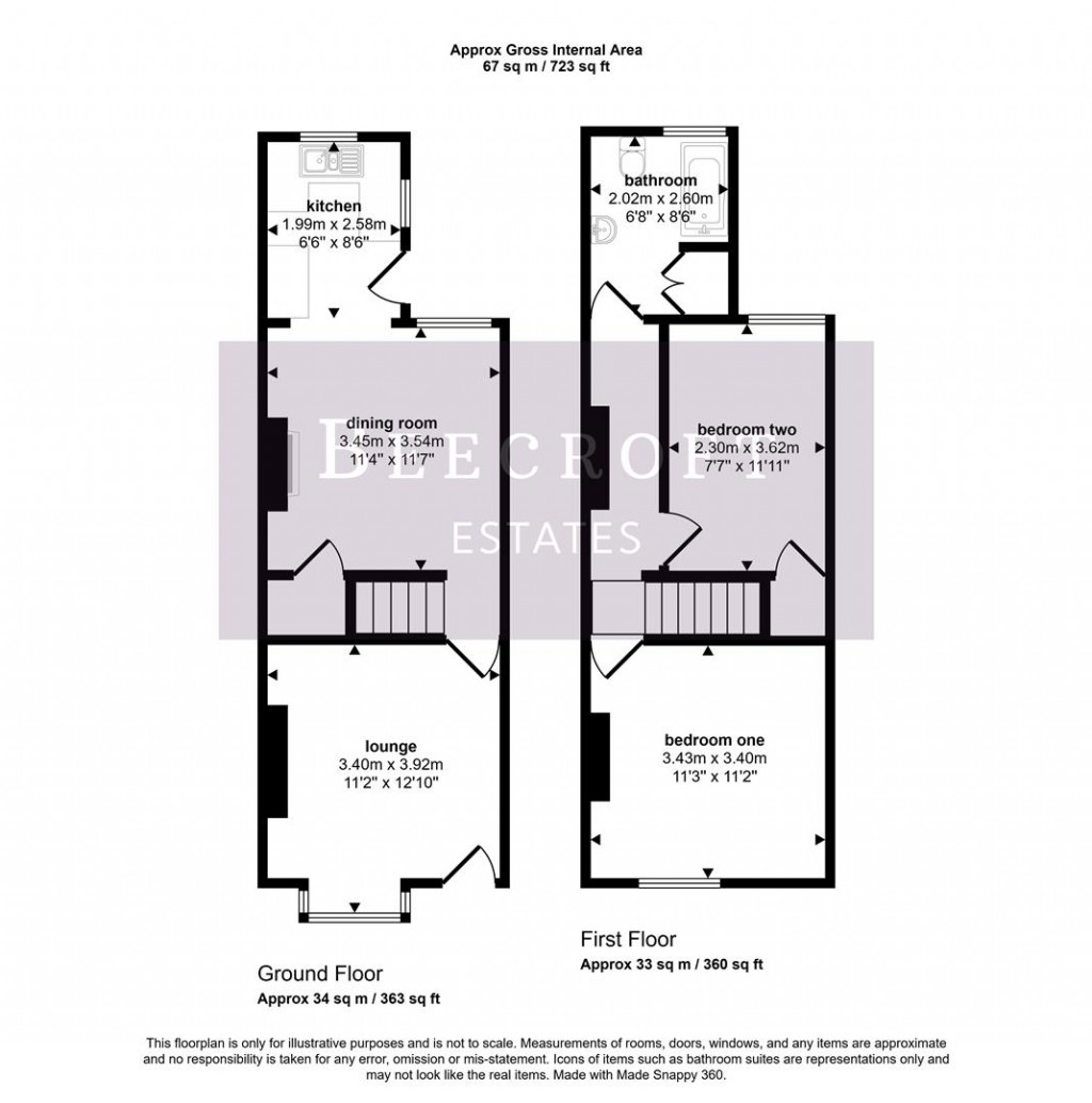 Floorplans For Cromwell Road, Mexborough