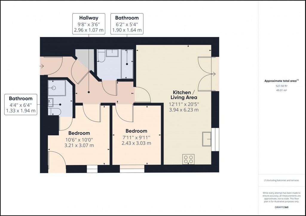 Floorplans For Hampton Court, Darfield, Barnsley