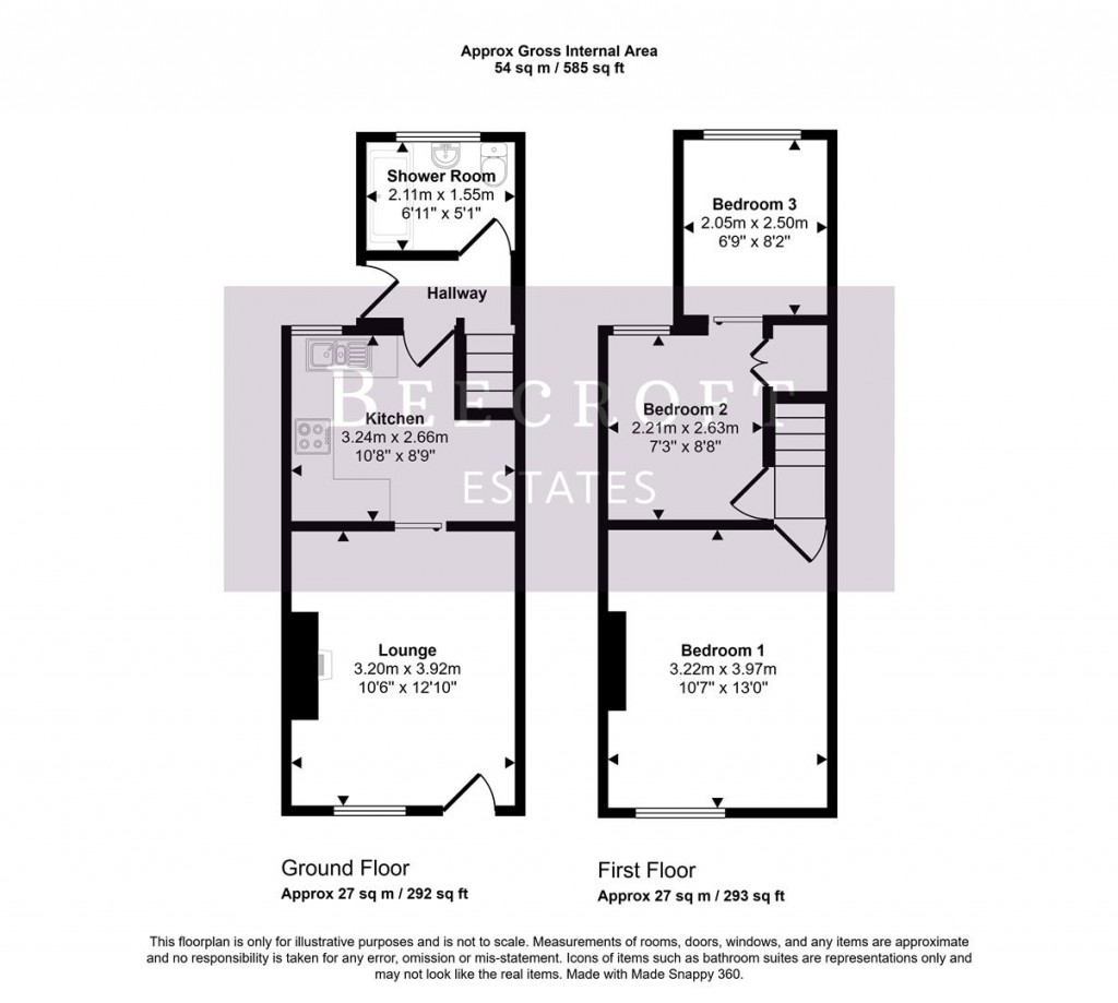 Floorplans For Barnsley Road, Wombwell, Barnsley