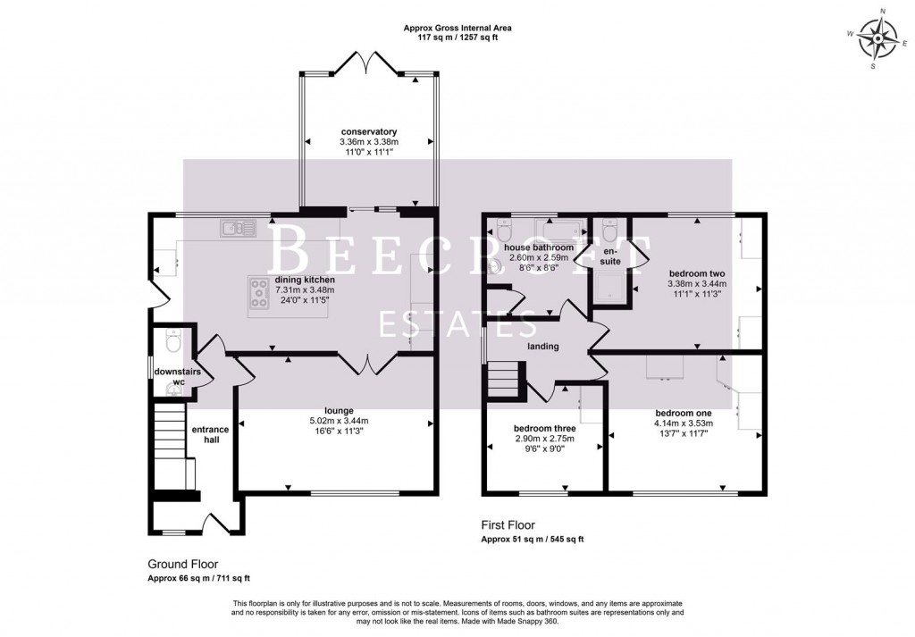 Floorplans For Shepherd Lane, Thurnscoe, Rotherham