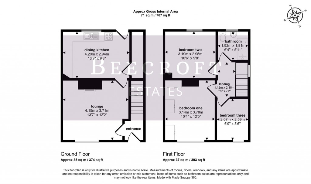 Floorplans For Wath Road, Brampton, Barnsley