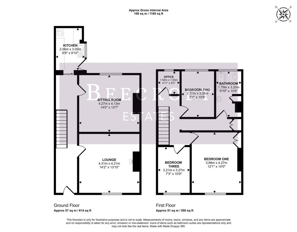 Floorplans For Woodfield Avenue, Mexborough