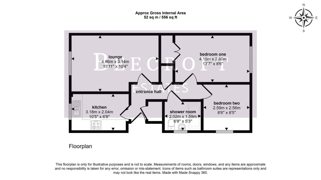 Floorplans For Shroggs Head Close, Darfield, Barnsley