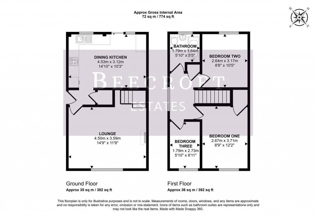 Floorplans For Hemingfield Road, Wombwell, Barnsley