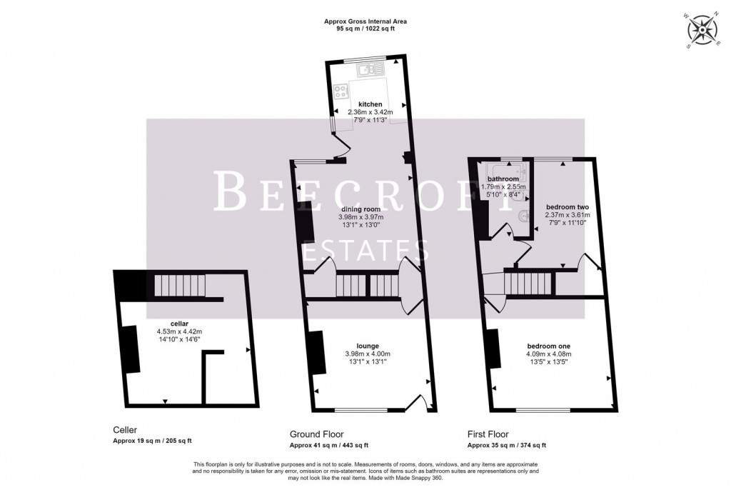 Floorplans For Hough Lane, Wombwell, Barnsley