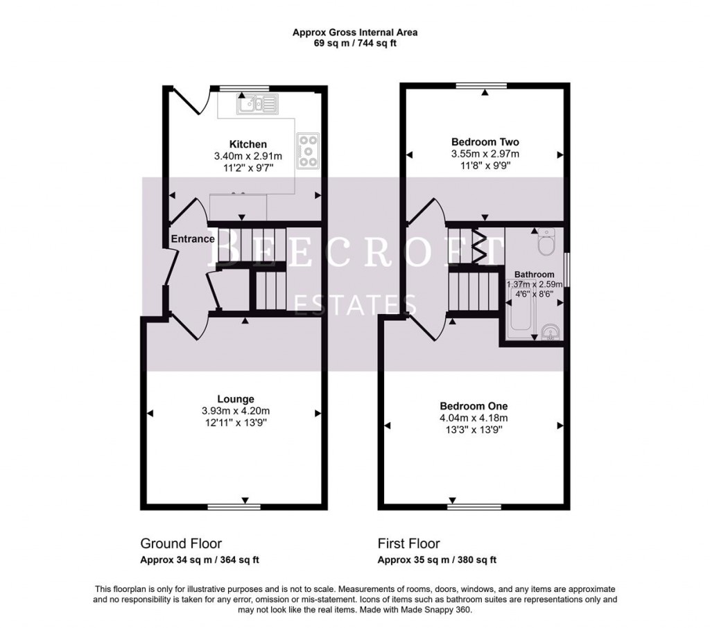 Floorplans For Doncaster Road, Wath-Upon-Dearne, Rotherham