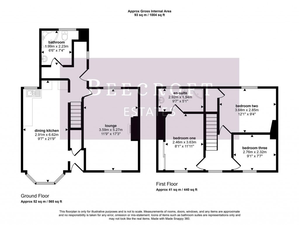 Floorplans For Great North Road, Woodlands, Doncaster