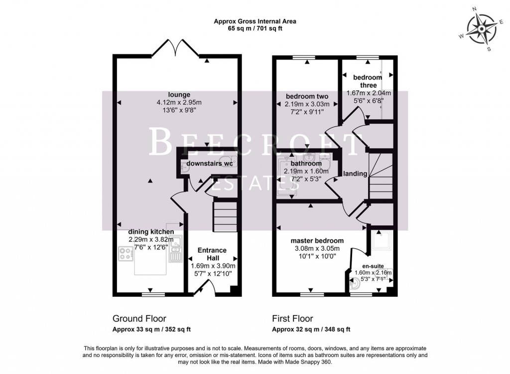 Floorplans For Burntwood Road, Grimethorpe, Barnsley