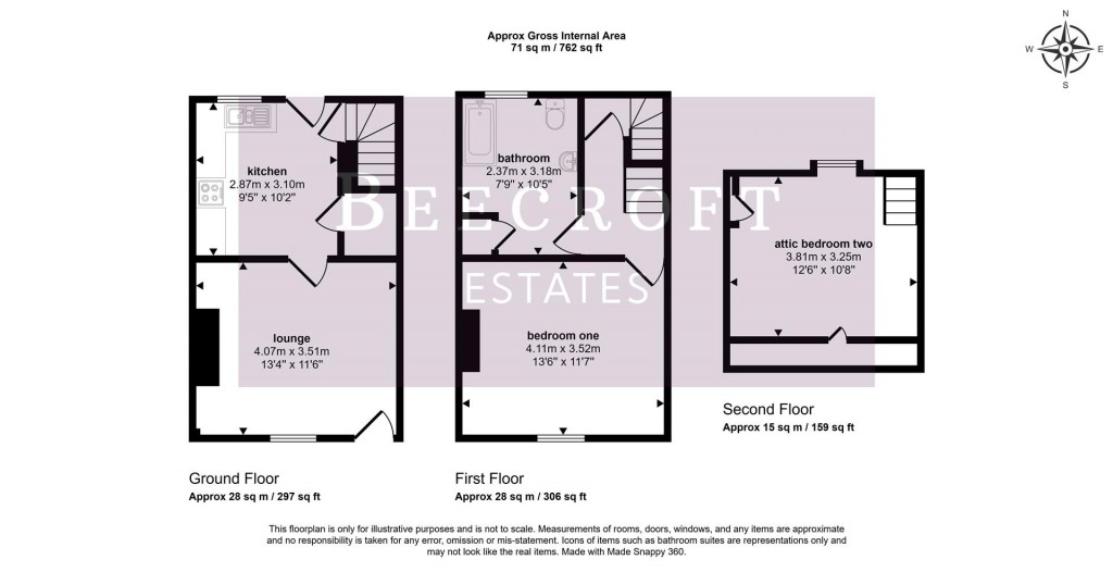 Floorplans For West Street, Goldthorpe, Rotherham