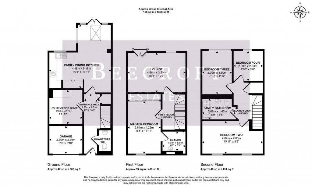 Floorplans For Bellscroft, Wombwell, Barnsley