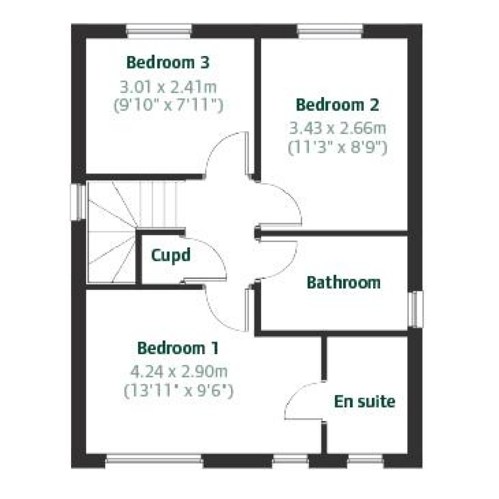 Floorplans For Lundhill Drive, Wombwell, Barnsley