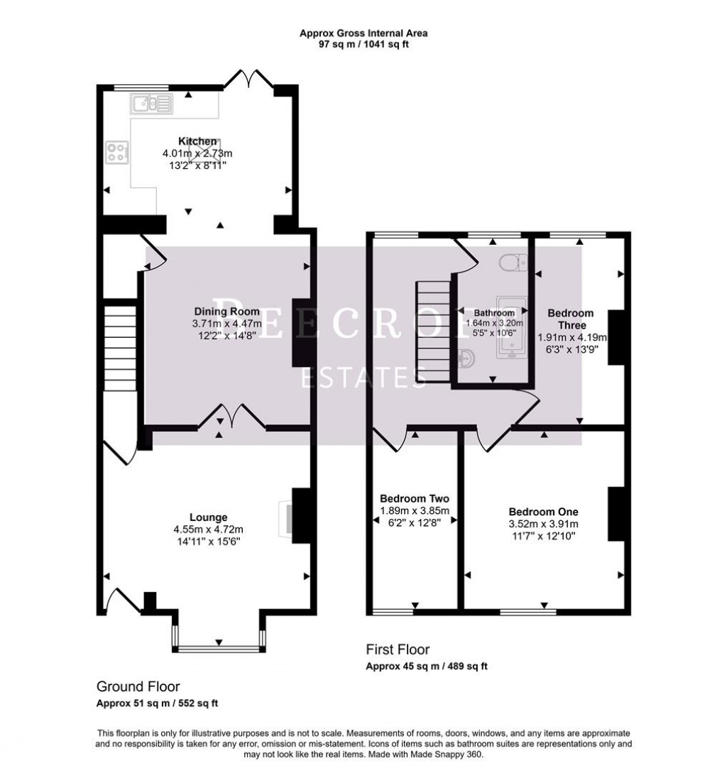 Floorplans For Park Road, Mexborough