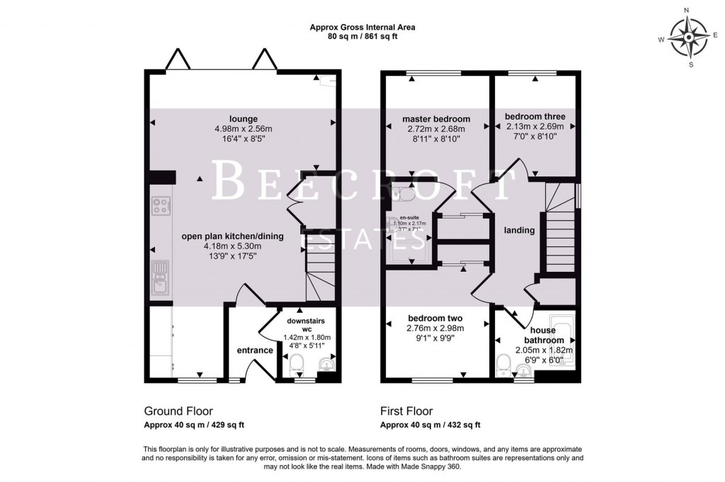 Floorplans For Cygnet Drive, Mexborough